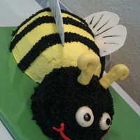 Bumble Bee Cake Made this for a customer whos friend they called 'Bumble' because she likes to wear black and yellow. They loved it and it was so...