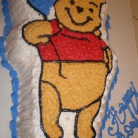 Winnie The Pooh This is part of tiger for a little boy and his cousin. Yellow cake with lots of spanish syrup.
