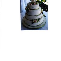 My First Fondant Wedding Cake Made this for my son and new daughter and law, Went to a couple of classes in the winter in Grande Prairie Alberta(Cakery Cafe} . Learned...