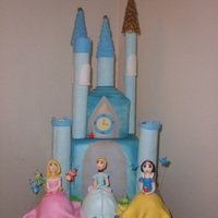 Disney Princess Castle Princess castle. With Snow white sleeping beauty Cinderella.