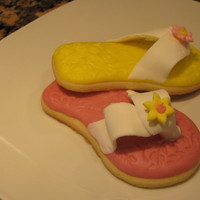 Flip Flop Sugar Cookies 
