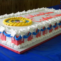Patriotic Sheet Cake 