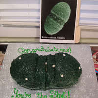 Microbe Cake For Microbiologist This is a cake depicting a microbe (enterococcus faecalis), made for a microbiologist to celebrate completion of her thesis. She asked for...