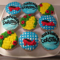 Wizard Of Oz Rainbow Cupcakes These are some jumbo Wizard of Oz cupcakes I did for a friend's birthday; she is obsessed with the Wizard of Oz. The cupcakes...