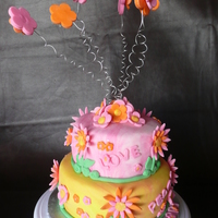 Groovy Birthday Cake 