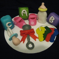 Baby Shower Cake Toppers These are a few cake toppers that I made. They are my first ones. They can be used on baby shower cake theme