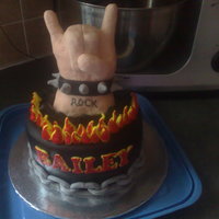 Fist Of Rock my second attempt at this i made the hand a bit bigger made from chcolate