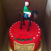 Kentucky Derby Winner's Cake I made this cake to celebrate Johnny Velasquez and Animal Kingdom's win at the Kentucky Derby. It was an honor to create this cake for...