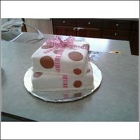 Cake For My Sista I made this cake for my sista. It was a last minute deal. I thought it turned out fairly well for such sort time. Its MMF, Chocolate...