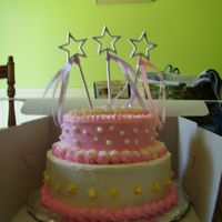 Happy 3Rd Bday I made this for a little girls 3rd birthday. All buttercream. Downy white cake.
