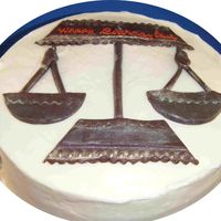 Scales Of Justice The perfect cake for a lawyer's big day.