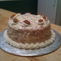 Red Velvet This was the 2nd cake I made for the bake off/ fund raiser for my church. First time making red velvet, but it tasted really good. Not sure...