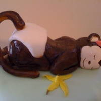 Pop Monkey Baby Shower This was for a friends baby shower. They are decorating the baby room with a Pop Monkey theme. The colors are green and pink and her...