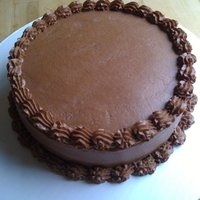 Straight Up Chocolate First attempt trying the paper towel technique to smooth out the buttercream that I just learned about on this site. Thanks for the help CC...