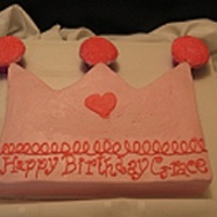 Princess Grace A friend asked me to do a cake to match the partyware she'd chosen for her daughter's birthday. It was a lot of fun.