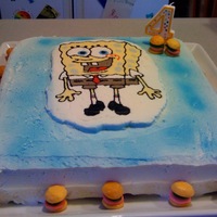 Spongebob Cake I made this cake for my niece's birthday this weekend. I used a whipped icing, and it didn't crust over, so I couldn't...