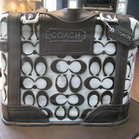 Coach Purse Cake This is a cake I did for my girlfriend's 40th birthday. I was very worried about it since it was my first carved cake and the first...