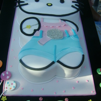 Hello Kitty Birthday Cake Inspired by a cake on Flickr.