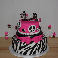 Zebra 12 Year Old 10, 8, 6. Peace signs are freehand. Thanks for looking!