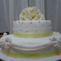 Practice At Swags bottom layer is fruit and top is chocolate. This was to practice my swags. The flowers are frangipanis. Still need to practice but am...