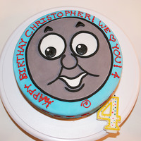 Thomas The Tank Engine Cake I made this for my son's 4th birthday. He loved Thomas when he was healthy and able to play and watch him. He might not be able to see...