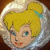 Tinkerbell Tinkerbell cake for my daughter's 4th birthday. Made using the Wilton pan.