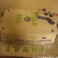 Xbox 360 Thanks to Twinsline7 for her help with this cake. I was so tired when I started to make this cake. That is why it isnt perfect. Next time...