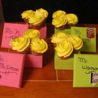 Mini Cupcake Boxed Bouquets dd did for her teachers as a thank you.