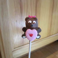 Valentine Cake Pop Copied from Bakerella but used what I had on hand.