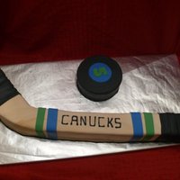 Go Canucks! This cake was for a 5 year old boy who loves the Canucks.