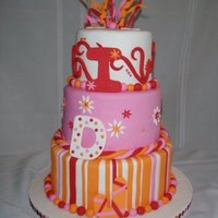 Three Birthdays This cake was made for my grandma, mom and husband who have birthdays within a week of each other. Each person had their own tier (hence...