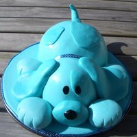 Puppy Cake for my darling nephew for his first birthday - a puppy thats almost as cute as he is! I think its a Debbie Brown design.