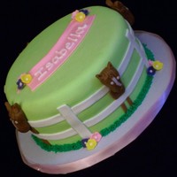 Horse Cake Chocolate cake covered in fondant with fondant and gumpaste accents