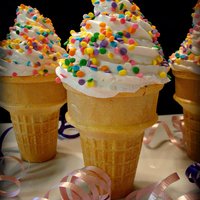 Ice Cream Cone Cupcakes Most people really though these were ice cream.They turned out so cute!