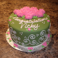 Green, Pink And White Bridal Shower 