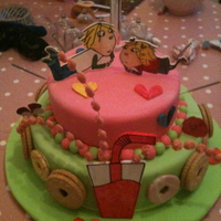 Charlie And Lola Cake A cake I made for my son's 2nd birthday, and my cousin's 11th birthday. Was really hard to make sure the cake was unisex!...