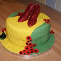 Wizard Of Oz Cake This was a cake made for me by my cousin! I really want a celebration now to try to make it myself! Everything (apart from the shoes!) is...