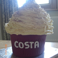 Costa Cup Cake This was my first attempt at anything like this, hence the reason it was wonky! I'd change a few things, but at the moment I'm...