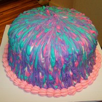 It's Melting!!! I was playing with different tye-dye techniques one day and ended up with this one. I've had a lot of people tell me it looks like...