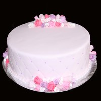 3 Year Old Birthday Cake This cake was for my daughters 3 year old birthday party. She loves everything pink.