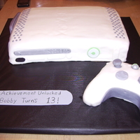 Xbox 360 xbox 360 cake, carved from 9x13 controller is made from rice crispy treats.Very easy and fun to make.