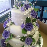 Lavender Wedding Cake 