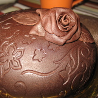 Choco On Choco Cake Chocolate Cake covered with Chocolate Fondant