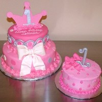 Princess Isabella First Birthday Theme: Pink and Princess 1st Birthday!