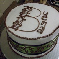 Simple Cake this was a just because cake... Buena is the cake recipient's last name