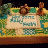 Jungle Babies figures made from modeling chocolate