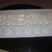 Just Breathe This was for a 40th bday. The person always says "Just Breathe" She had a sign at her house that matched the cake. They didn'...