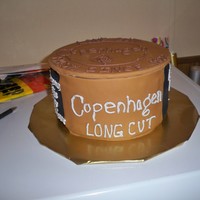 Copenhagen Cake covered in all fondant