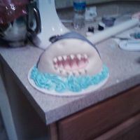 Shark This is my first shark cake. I think he turned out pretty cute. Thanks Cox0430, I couldn't have done it without your help and your...