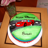 Car The Movie Cake This was one of my first cakes, I really had a great time trying to get the car together!